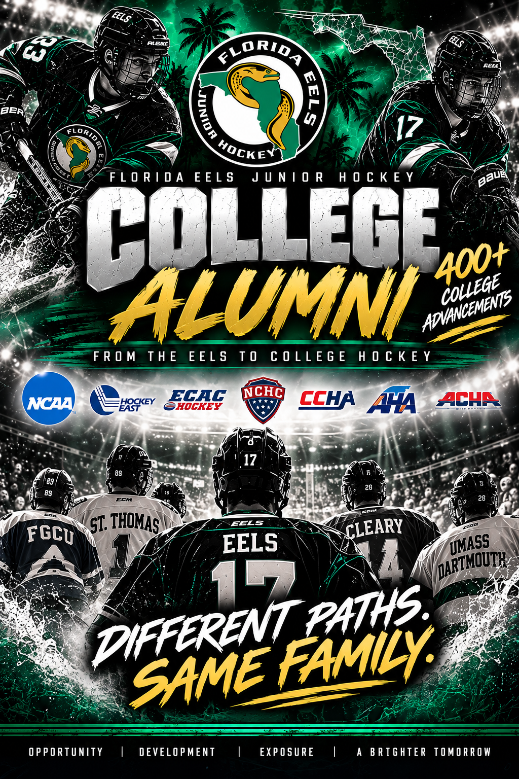 Eels College Alumni Graphic Header